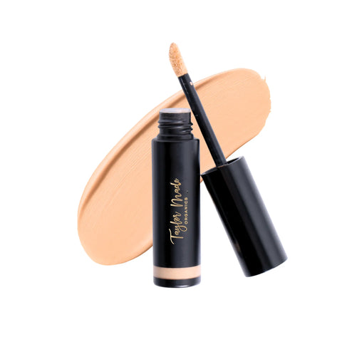 Taylor Made Organics 0.21oz Liquid Cream Concealer – 88% Organic Hydrating Formula | Made in USA Taylor Made Organics  concealer
