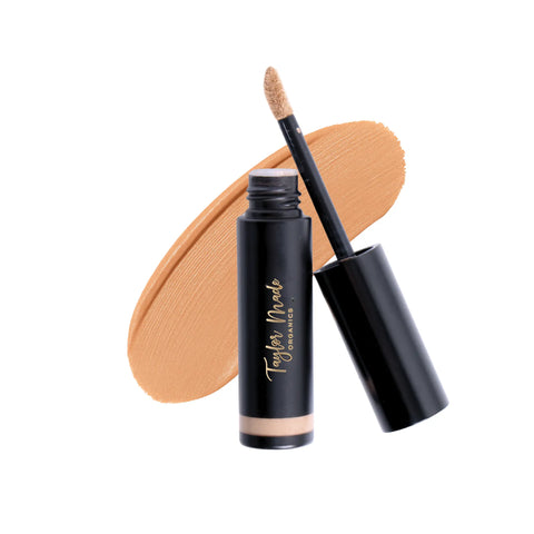 Taylor Made Organics 0.21oz Liquid Cream Concealer – 88% Organic Hydrating Formula | Made in USA Taylor Made Organics  concealer