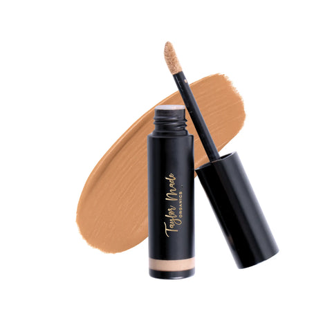 Taylor Made Organics 0.21oz Liquid Cream Concealer – 88% Organic Hydrating Formula | Made in USA Taylor Made Organics  concealer
