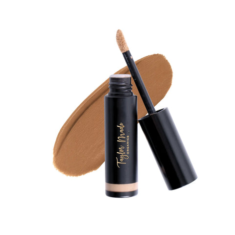 Taylor Made Organics 0.21oz Liquid Cream Concealer – 88% Organic Hydrating Formula | Made in USA Taylor Made Organics  concealer