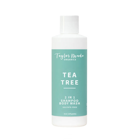 Tea Tree Organic Body Wash and Shampoo - Fungal / Candida Taylor Made Organics  Bath & Body