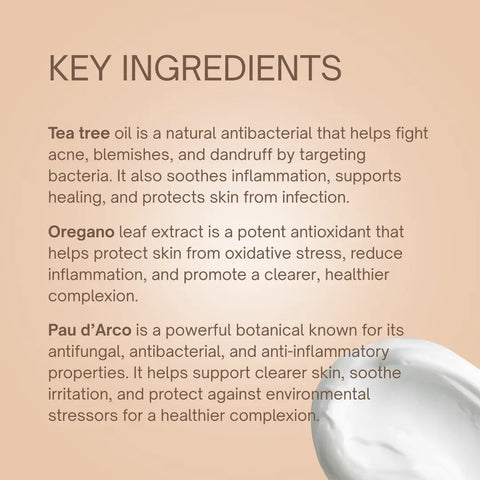 Tea Tree Organic Cream - Fungal + Candida Taylor Made Organics  therapeutic cream