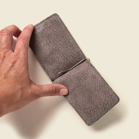 Teal Leather Money Clip Wallet 4.25 Inch – Minimalist Style | Handmade in USA CASUPO  Money Clip Wallet