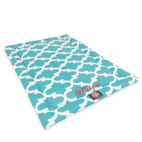 Personalized Trellis Crate Mat – Ultra-Soft Pet Bed Cushion | Made in USA Majestic Pet 