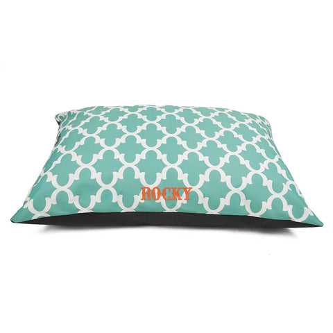 Trellis Pattern Personalized Dog Bed – Plush Super Value Cushion | Made in USA Majestic Pet 
