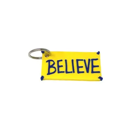 Ted Lasso Believe Keychain – 3D Printed Magnet – Made in USA Chatelet Manufacturing 
