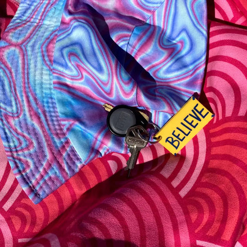 Ted Lasso Believe Keychain – 3D Printed Magnet – Made in USA Chatelet Manufacturing 