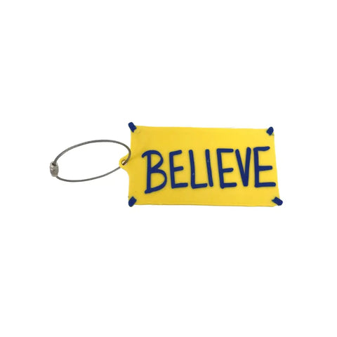 Ted Lasso Believe Keychain – 3D Printed Magnet – Made in USA Chatelet Manufacturing 
