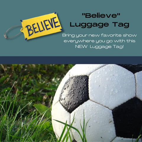 Ted Lasso Believe Keychain – 3D Printed Magnet – Made in USA Chatelet Manufacturing 