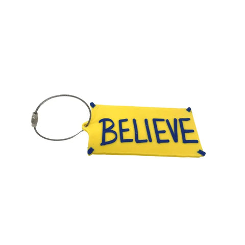 Ted Lasso Believe Keychain – 3D Printed Magnet – Made in USA Chatelet Manufacturing 