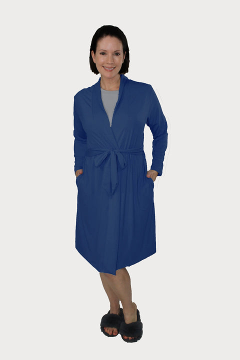 Temperature Regulating Banded Neck Robe – Made in USA – American Craftsmanship Goodnighties  item