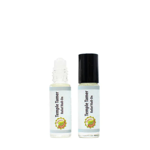 Temple Tamer Essential Oil Roll-On – Fast Relief Aromatherapy | Made in USA Taspen's Organics  Aromatherapy (8)