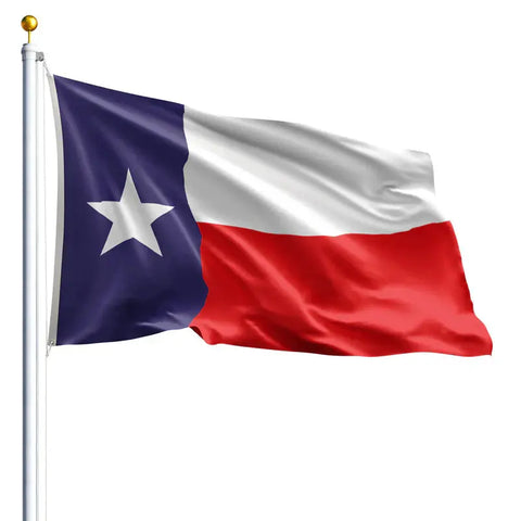 Texas State Flag – Durable Nylon Fabric with UV Protection | Made in USA by Freedom Flag & Pole Freedom Flag and Pole 