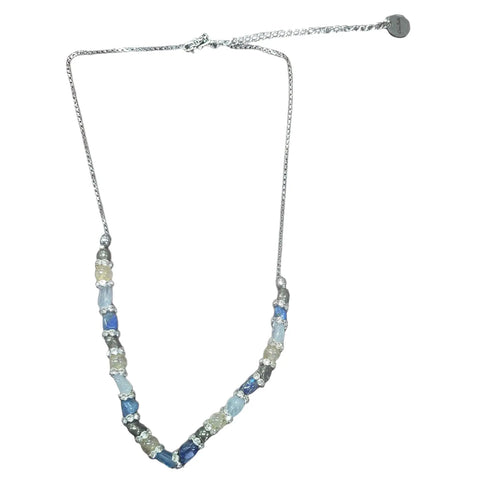 The Hope Collection Gemstone Jewelry | Lapis & Aquamarine Sterling Silver Cancer Charity Jewelry Set | Sterling Silver Michelle Marie Boutique  Jewelry Sets