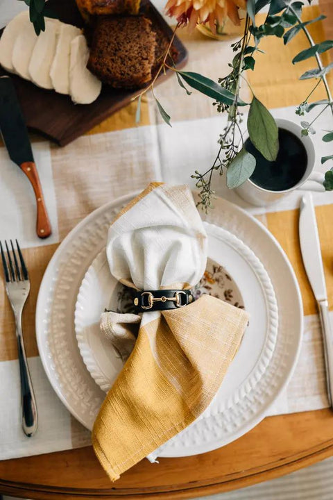 The Horse Bit Napkin Ring Millstream Home  Kitchen + Dining