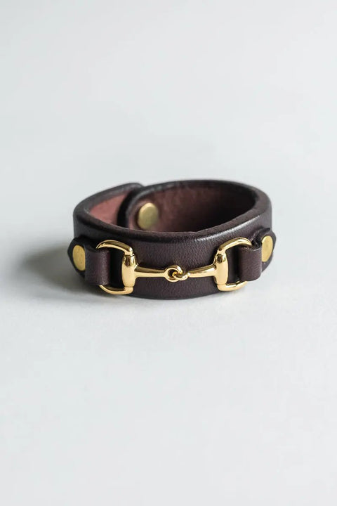 The Horse Bit Napkin Ring Millstream Home  Kitchen + Dining 32.00 Tobacco