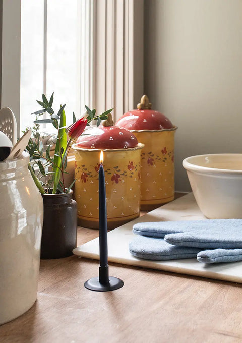 The Metal Slender Taper Candle Holder Emanuel Beiler Metalworks  Candle