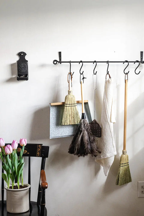 The Natural Hand Broom With Poplar Handle Millstream Home 