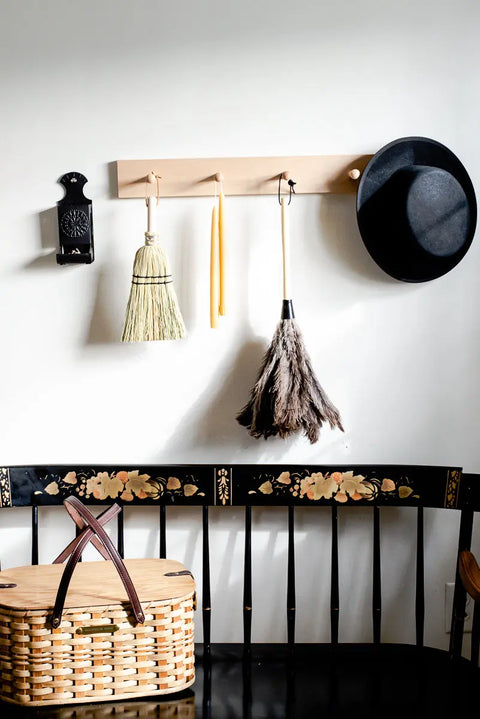 The Natural Hand Broom With Poplar Handle Millstream Home 