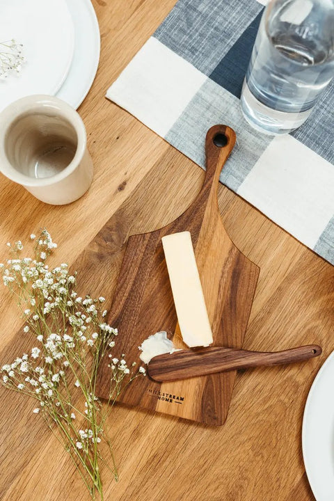 The Petite Cheese Board With Spreader Millstream Home  Kitchen + Dining