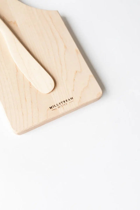 The Petite Cheese Board With Spreader Millstream Home  Kitchen + Dining