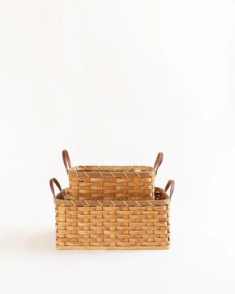 The Rectangle Storage Basket Sunnyridge Woodcraft  Baskets
