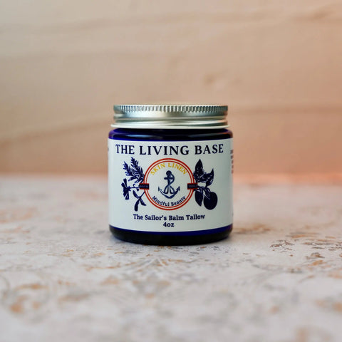 The Sailor’s Balm Tallow 4oz – Marine Botanical Moisturizer for Dry Skin | Made in USA Nourishing Skincare Skin Linen 