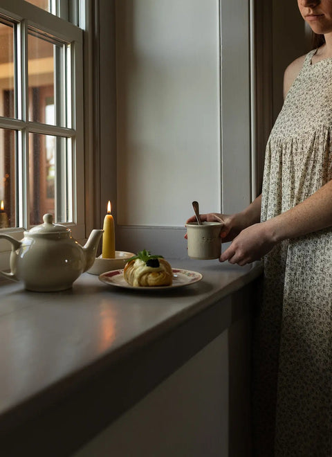 The Stubby Beeswax Candles Millstream Home  Candle