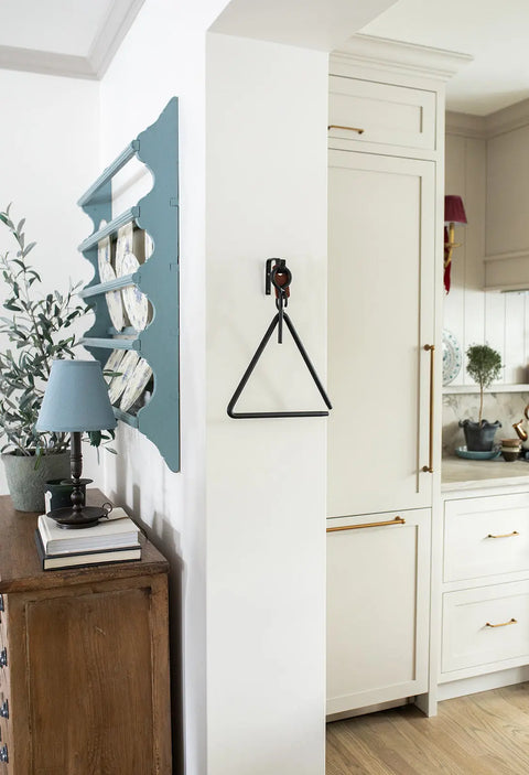 The Triangle Dinner Bell Emanuel Beiler Metalworks  Kitchen + Dining