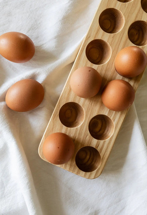 The Wooden Egg Holder Millstream Home  Kitchen + Dining