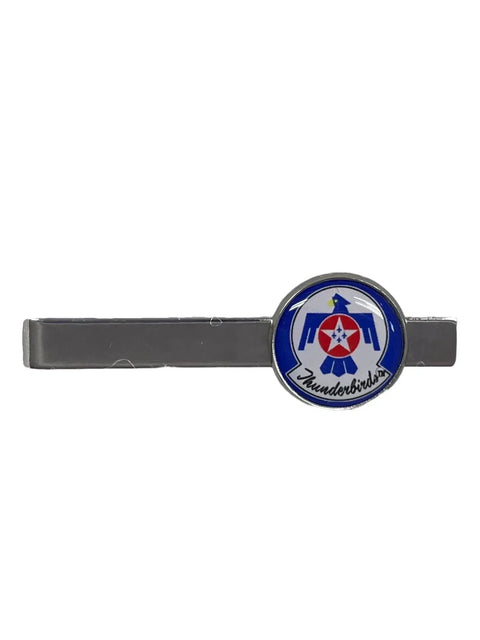 Thunderbird Emblem Tie Bar – Silver-Tone Military Accessory for Air Force Personnel | Made in USA Michelle Marie Boutique 