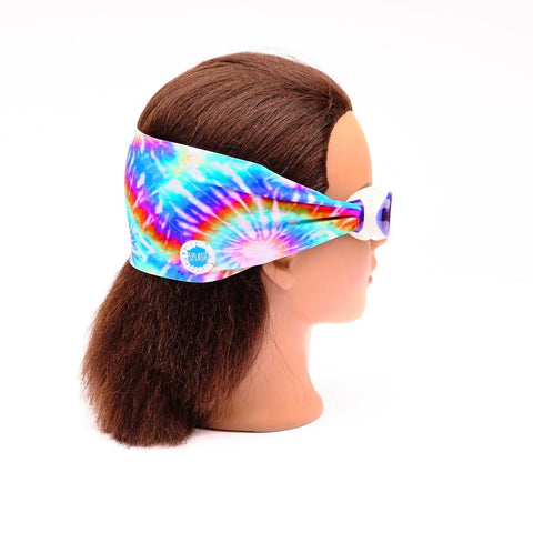 Tie Dye Swim Goggles With Tangle-Free Strap – One Size Fits Kids to Adults | Assembled in USA Splash Place  Swim Goggles