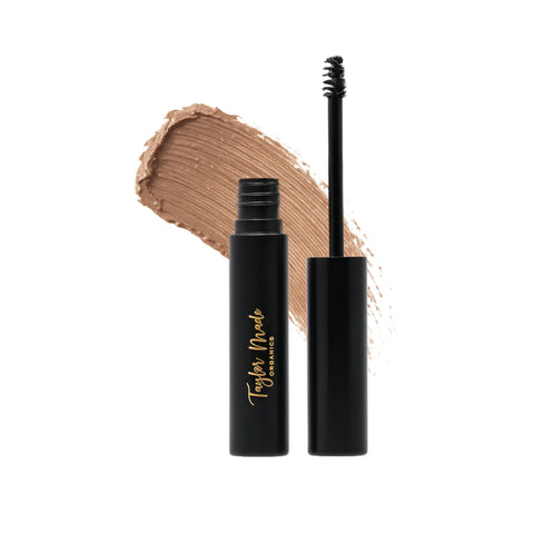 Tinted Brow Defining Gel 0.15oz – Lightweight Conditioning Eyebrow Enhancer | Made in USA Taylor Made Organics  brow gel