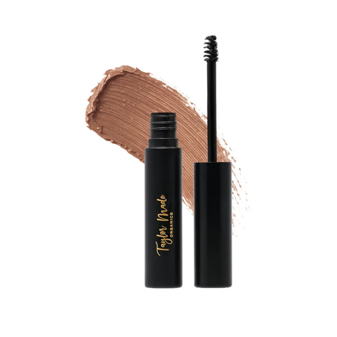 Tinted Brow Defining Gel 0.15oz – Lightweight Conditioning Eyebrow Enhancer | Made in USA Taylor Made Organics  brow gel