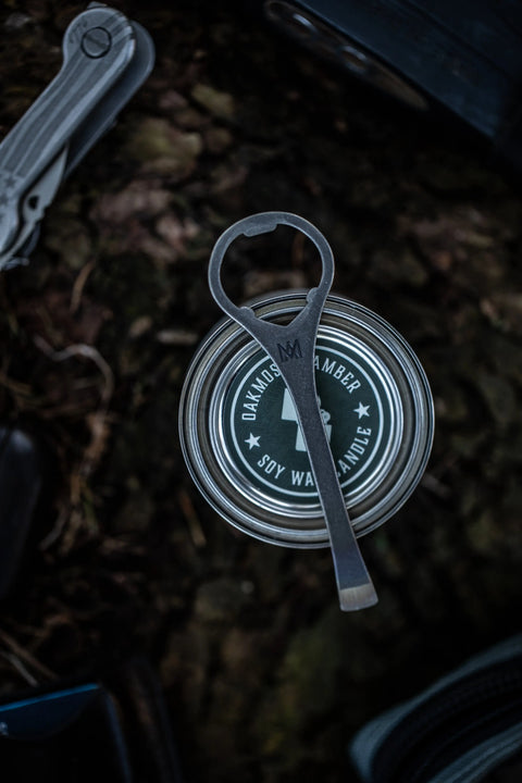 Titanium Multi-Function Paint Can Opener Tool – Durable Pry Bar with Bottle Opener and Scraper | Made in USA All American Maker 