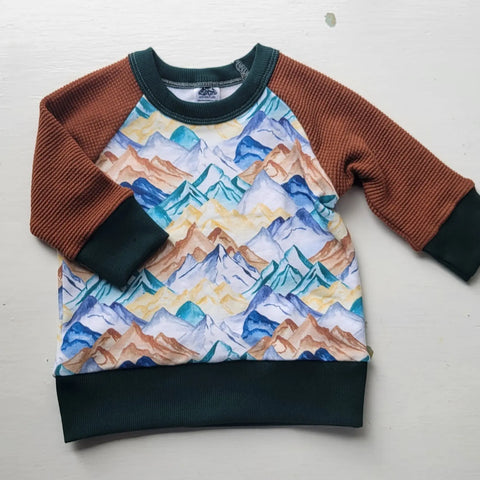 Toddler Mid-Weight French Terry Pullover – Soft Ribbed Cuffs – American Milled Fabric | Made in USA Adventure Clothes Company  Kids Hoodie