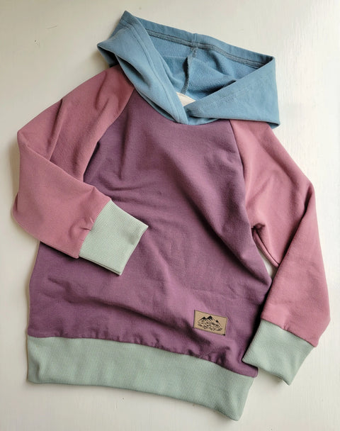 Toddler Multi-Color Mid-Weight French Terry Hoodie – Durable American Fabric | Made in USA Adventure Clothes Company  Kids Hoodie