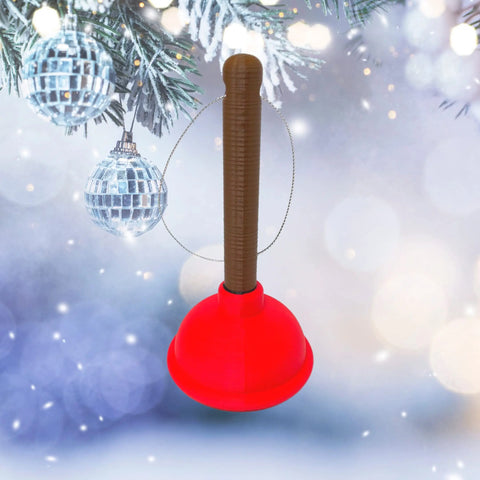 Toilet Bowl Christmas Ornament – Humorous Holiday Decor | Made in USA Chatelet Manufacturing 