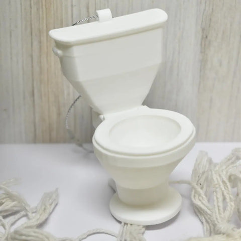Toilet Bowl Christmas Ornament – Humorous Holiday Decor | Made in USA Chatelet Manufacturing 