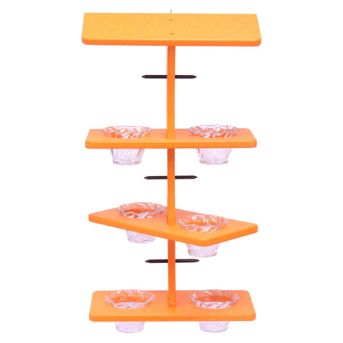 Triple Deck Oriole Jelly Feeder  – Eco-Friendly Poly Lumber | Amish-Made in USA Backyard Bird Station Amish Toy Box  Bird Feeder