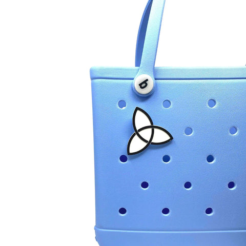Triquetra Tote Bag Charm – Compatible With Bogg Bags | Made in USA Chatelet Manufacturing 