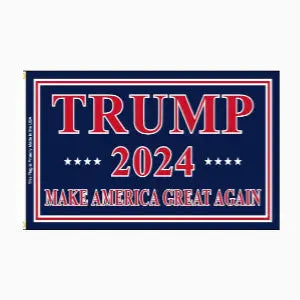 Trump 2024 Patriotic Outdoor Flag – Premium 200 Denier Nylon – Freedom Flag & Pole | Made in USA Freedom Flag and Pole 