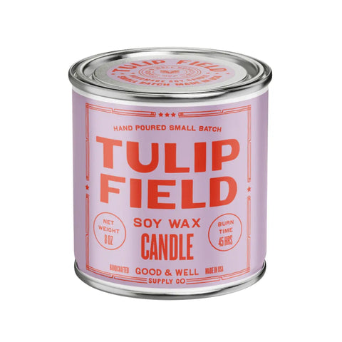 Tulip Field Happy Place Candle Good & Well Supply Co.  Candles
