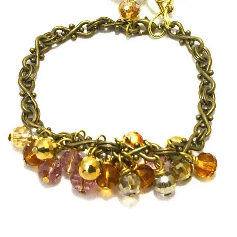 Crystal Cluster Bracelet Michelle Marie Boutique  Bracelets