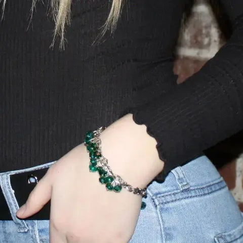 Crystal Cluster Bracelet Michelle Marie Boutique  Bracelets
