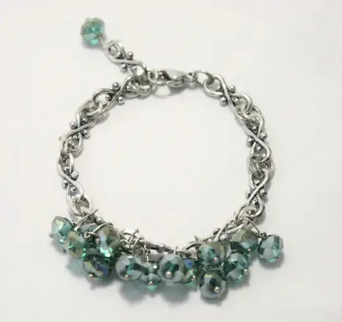 Crystal Cluster Bracelet Michelle Marie Boutique  Bracelets