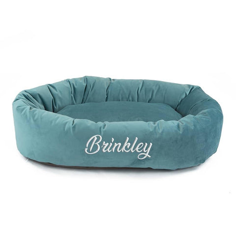 Orthopedic Velvet Bagel Dog Bed – Personalized Comfort – Majestic Pet | Made in USA Majestic Pet 