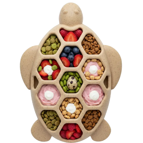 Turtle-Shaped Durable Nylon Dog Chew Toy – Safe Enrichment for 15-80 Lbs | Made in USA SodaPup  Nylon Dog Toys