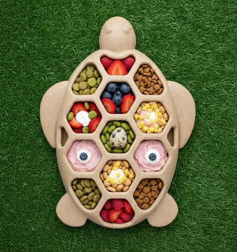 Turtle-Shaped Durable Nylon Dog Chew Toy – Safe Enrichment for 15-80 Lbs | Made in USA SodaPup  Nylon Dog Toys