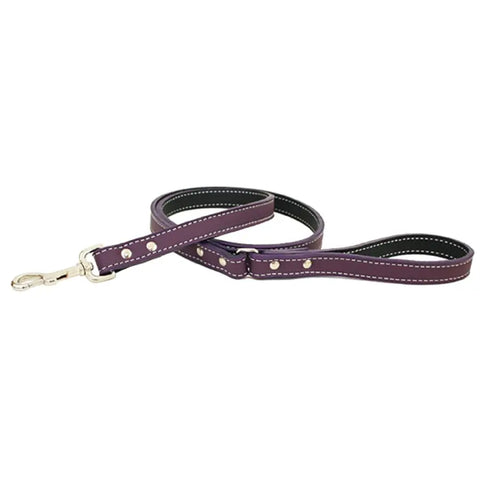 Tuscan Leather Dog Leash 4 and 6 Foot Options – Durable Handmade Pet Leash | Made in USA Auburn Leathercrafters  item